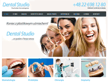 Tablet Screenshot of dental-studio.pl